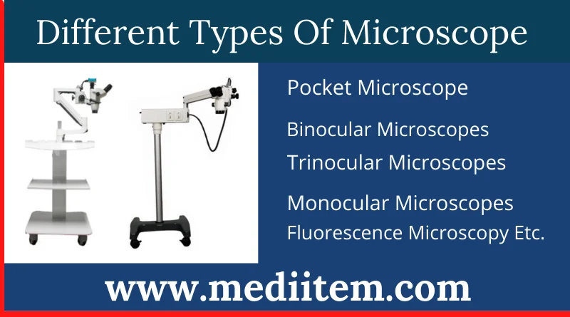 different types microscope