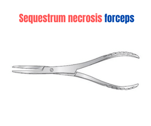  Sequestrum necrosis forcep