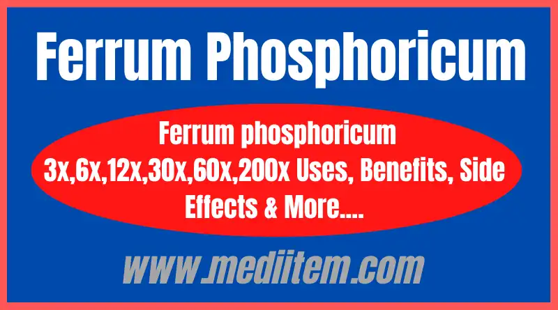 ferrum phosphoricum uses