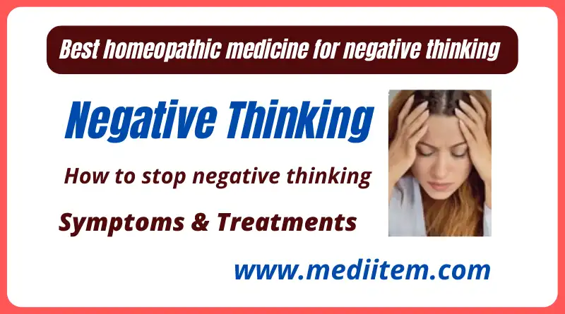 best homeopathic medicine for negative thinking