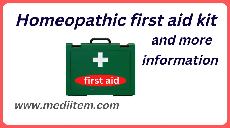 Homeopathic first aid kit is a most important for treatment