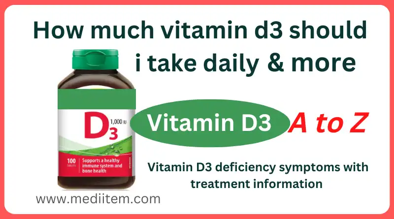 How much vitamin d3 should i take daily