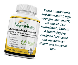 Vegan multivitamin and mineral with high strength 
