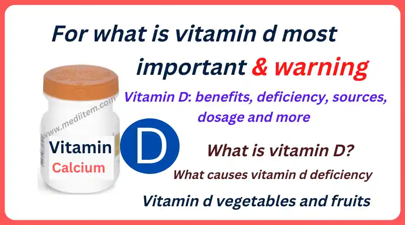 for what is vitamin d most important