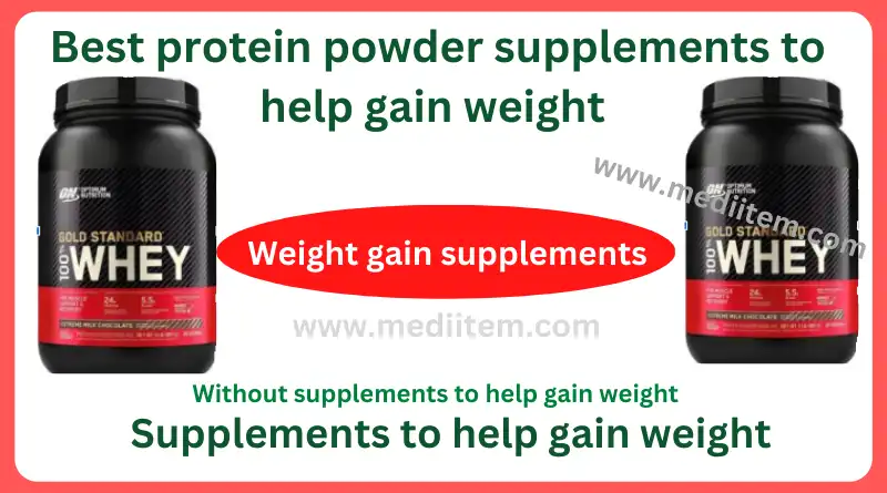 Supplements to help gain weight