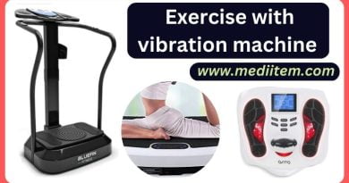 Exercise with vibration machine