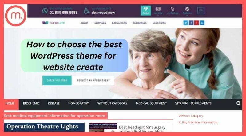How to choose the best WordPress theme for website create