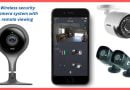 wireless security camera system with remote viewing
